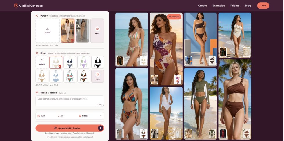 AI Bikini Generator 截图 1