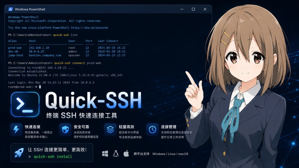 Quick-SSH screenshot 1